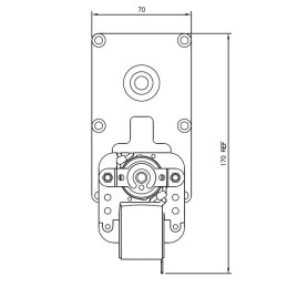 Pelletmotor Mellor FB1365, Dielle